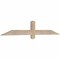 Ekena Millwork Eugene Smooth Timber Gable Bracket, Douglas Fir, 60"W x 10"H x 1 1/2"D x 3 1/2"F, 4/12 Pitch GBW060X10X0204EUG00SDF - alternate 3